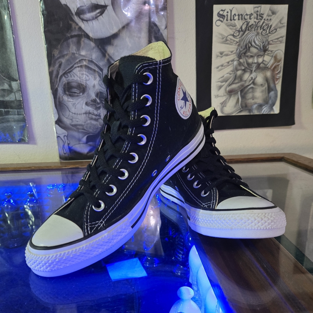 Converse Black High-Top Sneakers